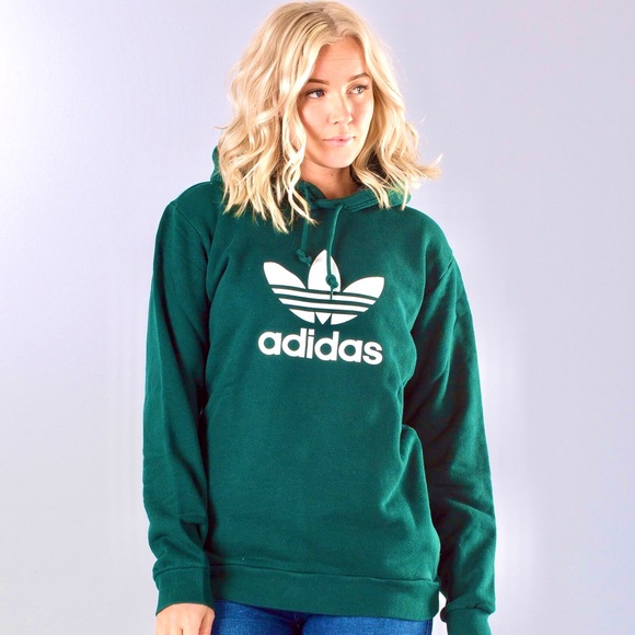 New adidas originals hoodie sweatshirt XL green